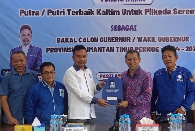 Pasangan Isran-Hadi Resmi Mendaftar di PDIP dan PAN, Tunggu Keputusan Final dari Partai Politik